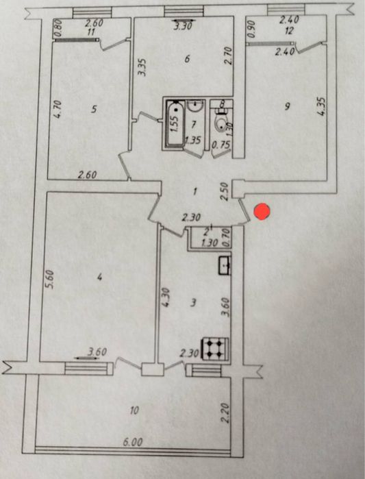 Квартира вторичка 4 комнатная Хадра