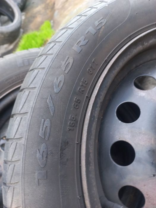 165 65 r15 cu jante renault clio sau modus 4x100