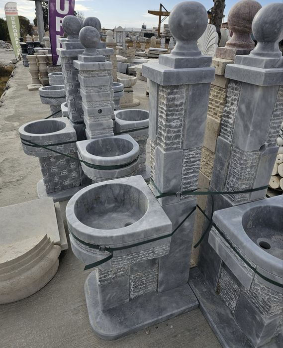 Cişmele Marmură Naturală – Sculptate Manual