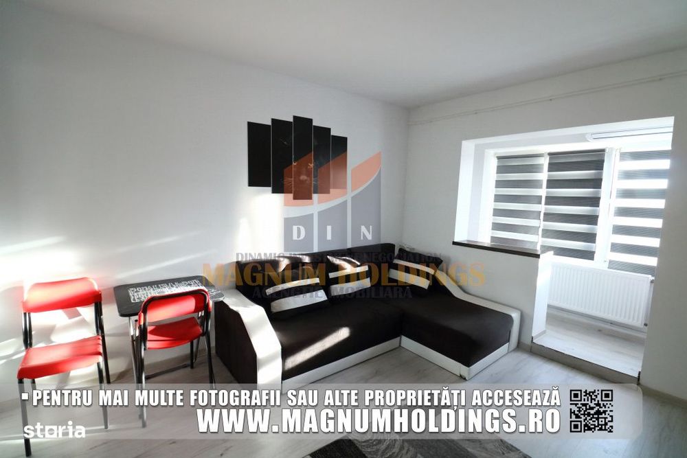 Garsoniera moderna, Gavana 2, etajul 4, cu balcon