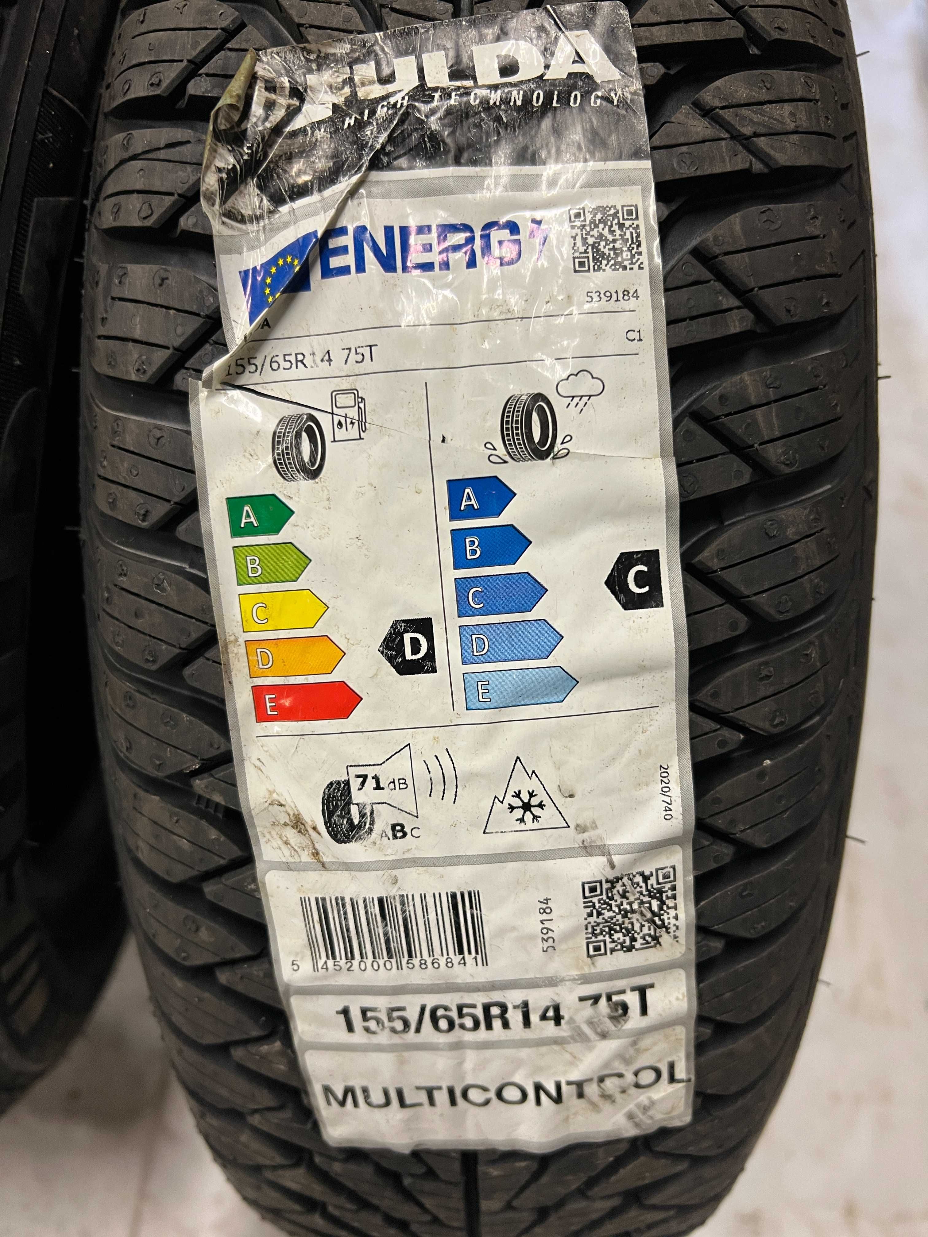 4 Нови всесезонни гуми 155/65R14 Fulda MultiControl 75T M+S