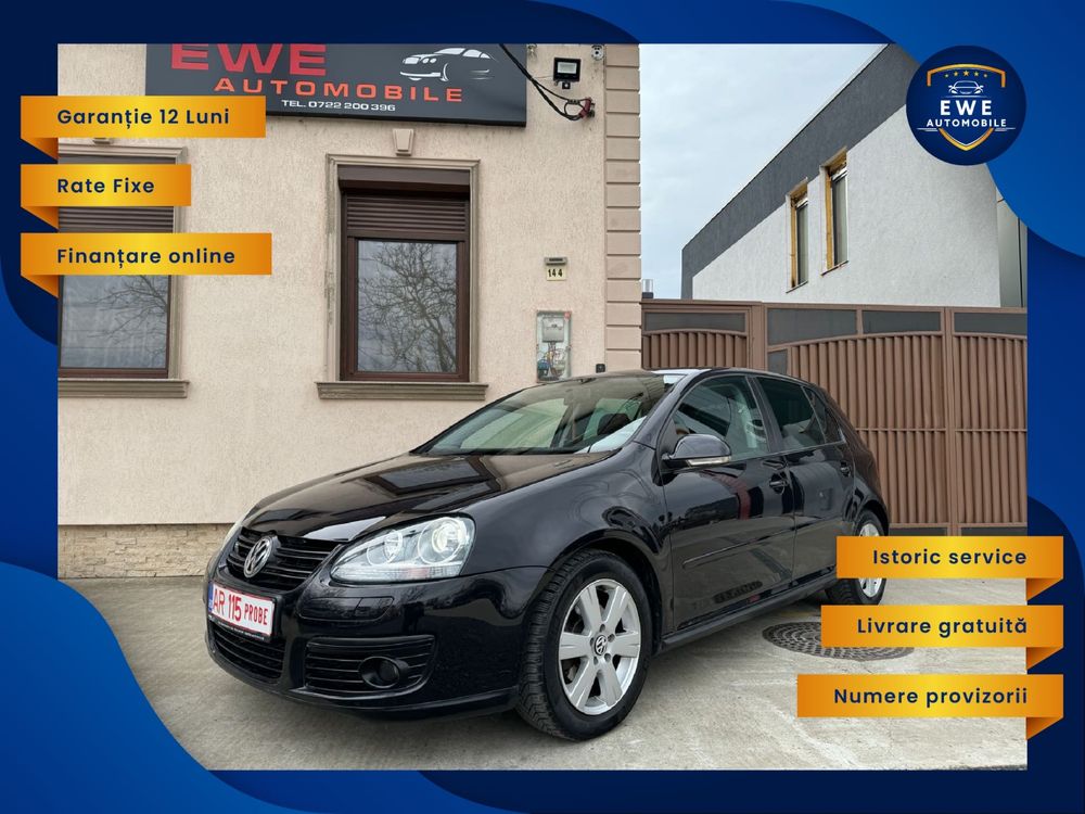 Rate Fixe Garantie 12Luni Volkswagen Golf 5 Gt 1,9 Tdi 233000km