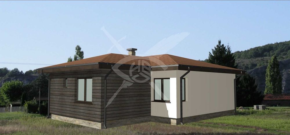 УПИ в село Волуяк с готов проект и  изграден фундамент № 89369