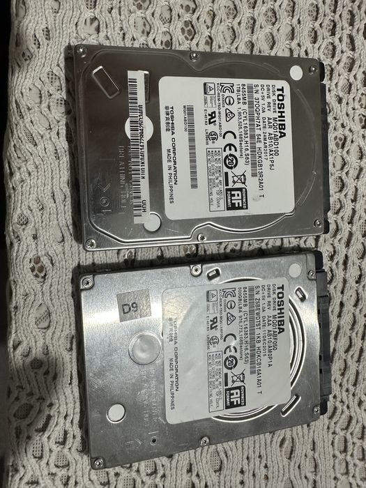 Hdd 1 TB si 500 gb 2,5 100% sanatate