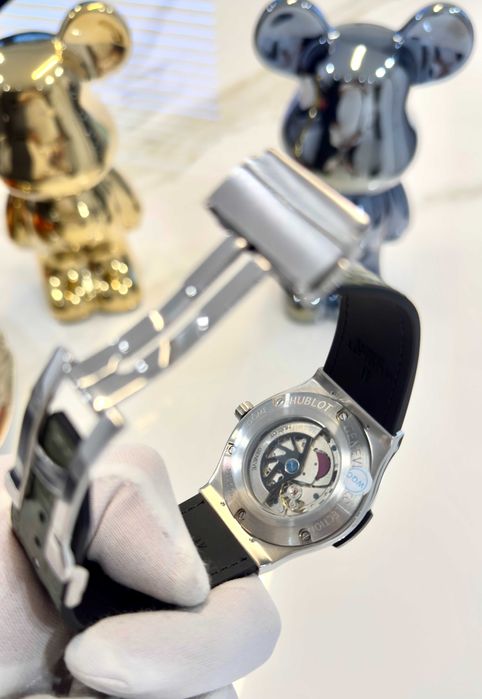 hb classic fusion 42mm сребристо/зелено