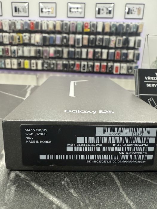 Samsung Galaxy S25 - Navy - 128Gb - Sigilat! - 2 Ani Garantie !