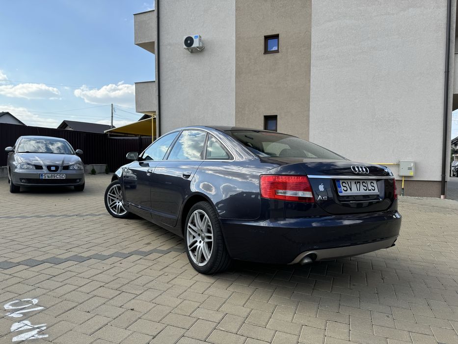 Vând Audi A6 C6, motorizare 3.0 TDI, 224 CP, motor puternic și fiabil.