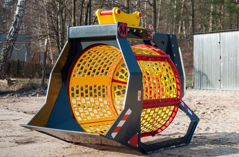 Cupa sortare pietriș, nisip sau alte agregate