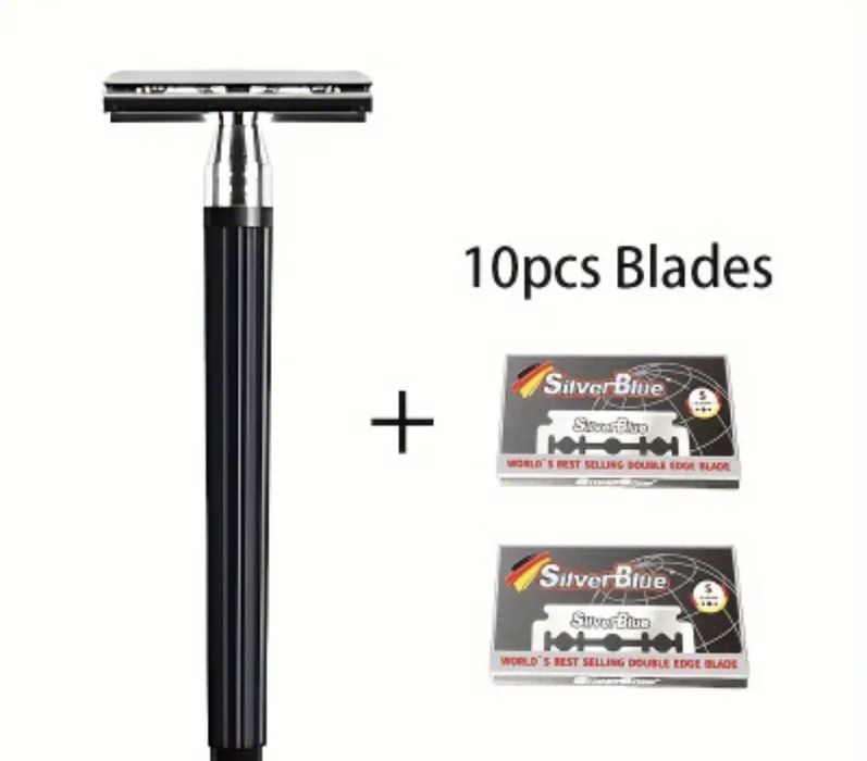 Aparat de ras clasic + 10 lame