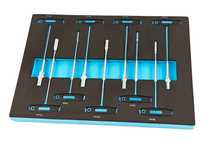 Modul dulap chei tubulare cu maner t 9 piese