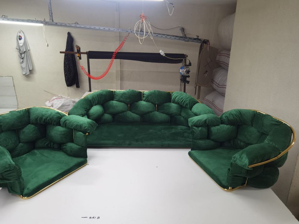 Комплект двоен диван и два стола НА ЕДРО И ДРЕБНО
