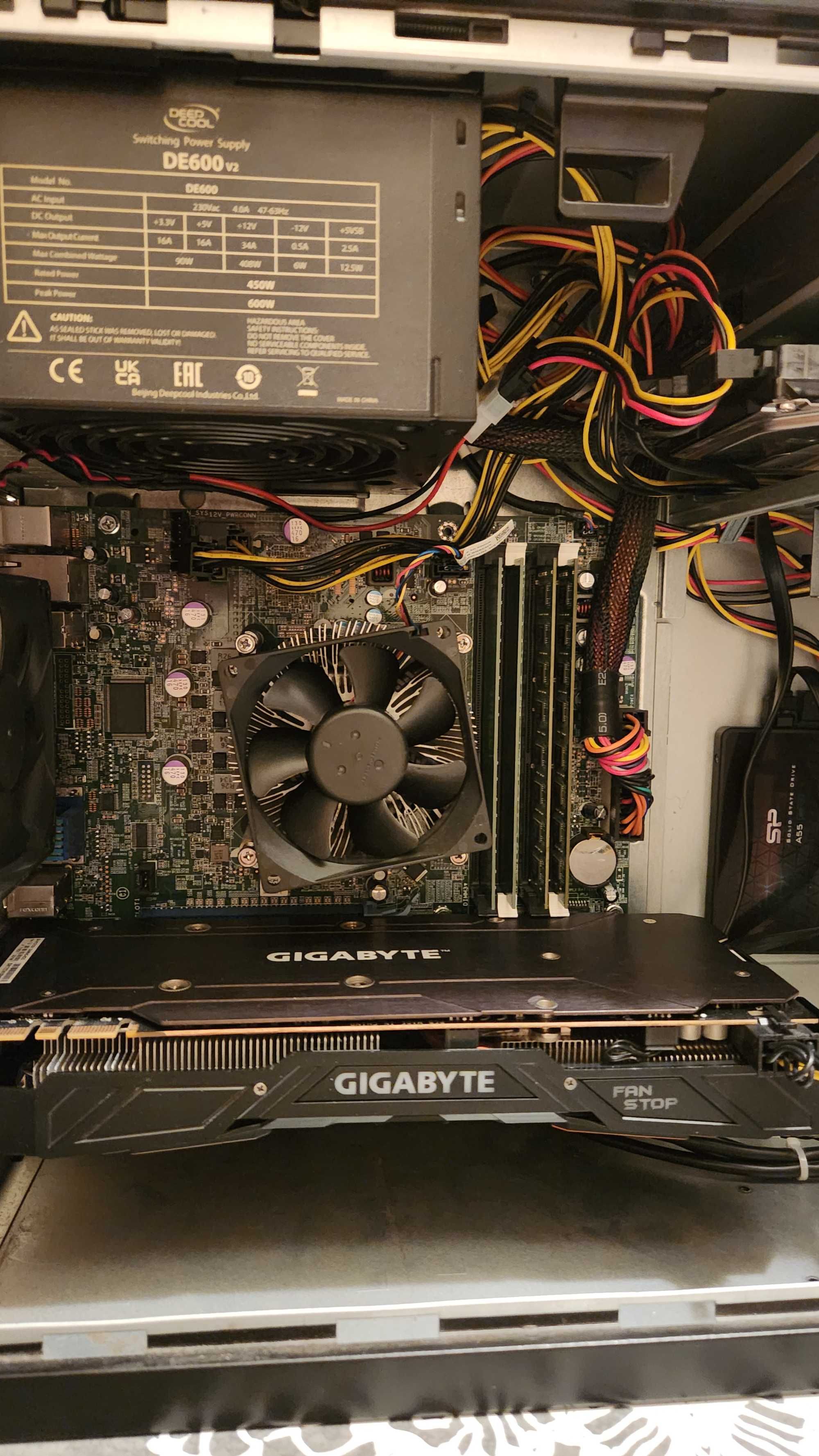 Геймърски компютър за лек гейминг i7 2600, Gigabyte GTX 1070