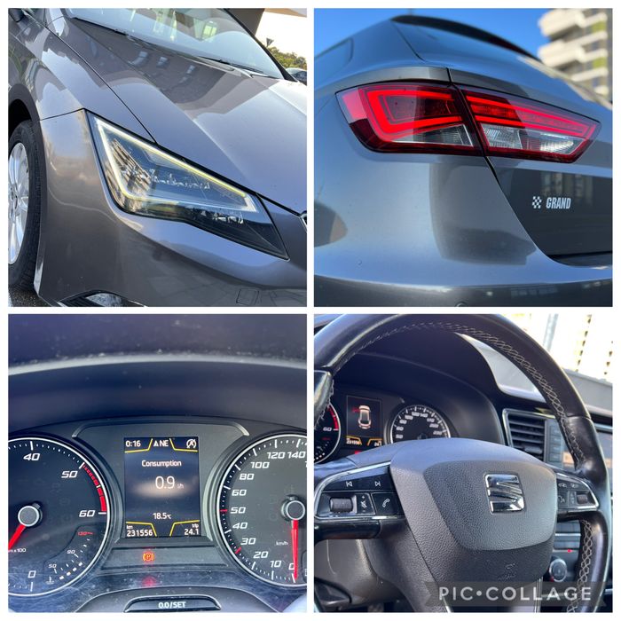 Seat Leon an 2016, diesel, euro6, clima, navigatie, faruri full led