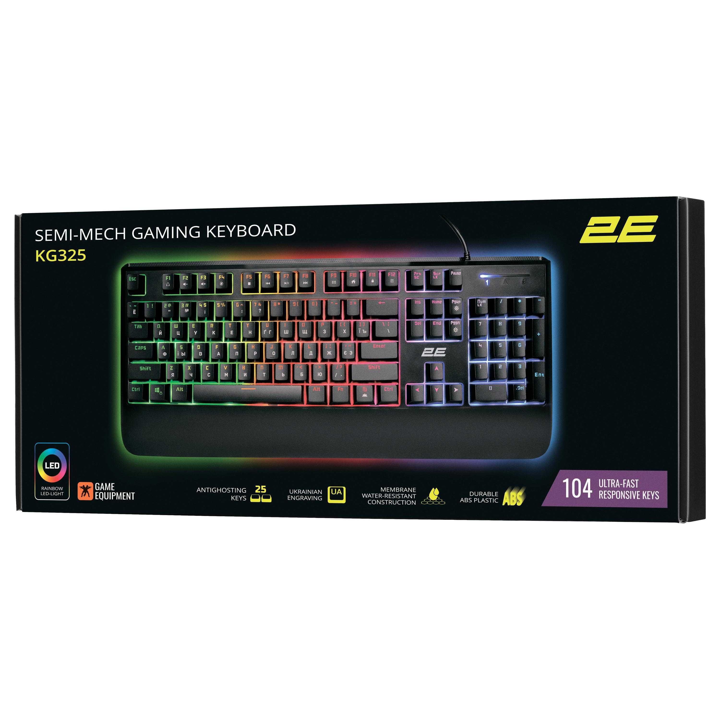 ; Игровая клавиатура 2E KG325 USB