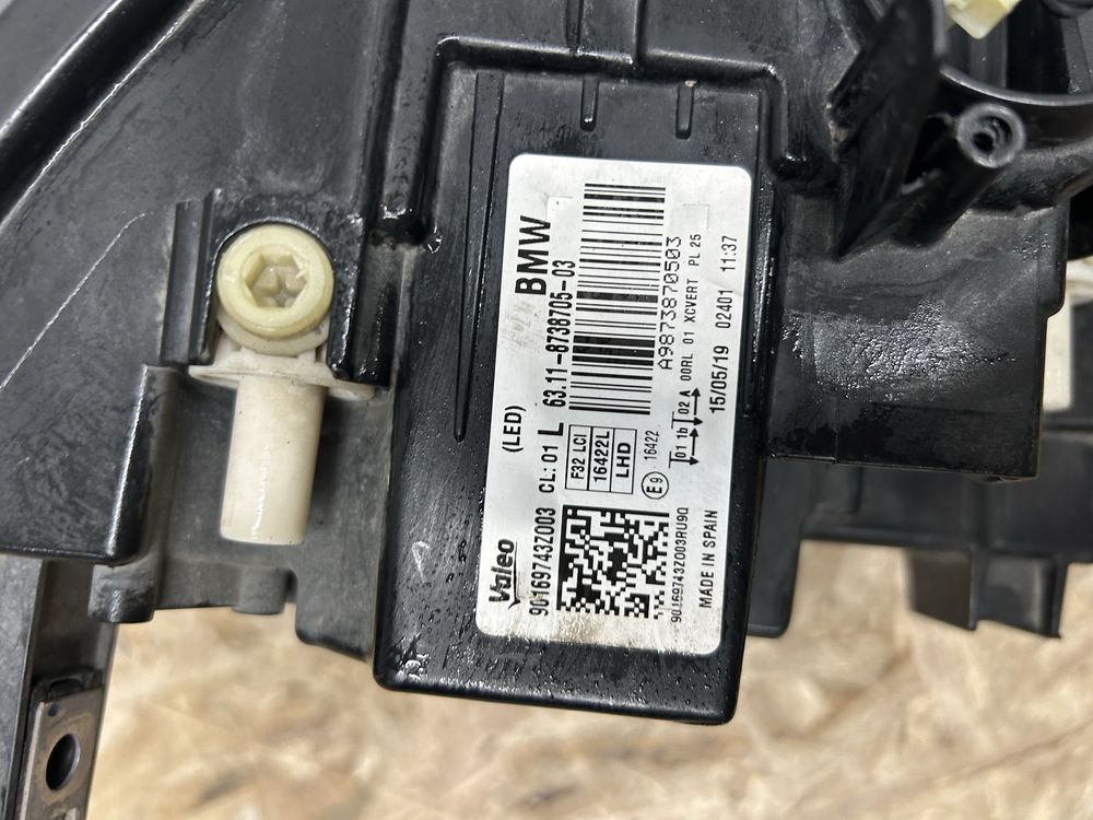 Far faruri bmw F32 F36 seria 4 LCI full led adaptiv 2017-2019