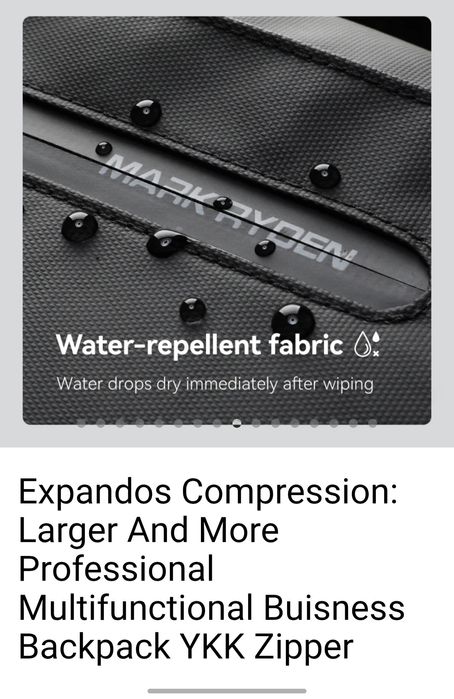 Rucsac Mark Ryden vacum + pompa mini cu acumulator  Nou/Sigilat