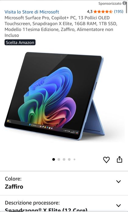Microsoft surface pro, X Elite, 16gb Ram, OLED, sigilata, OCAZIE