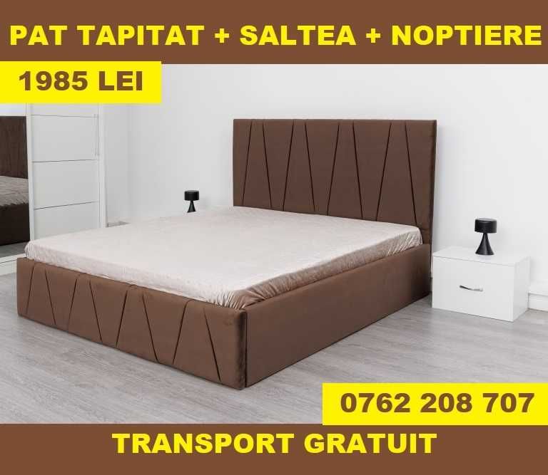 Paturi Tapițate Ieftine Gri Maro Negru Verde Alb Bej Turcoaz E21