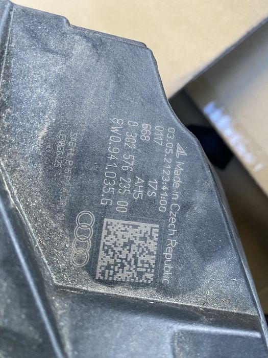 Far matrix led audi a4 s4 b9 facelift 8W0941035G air bag uri s4-s5 a4