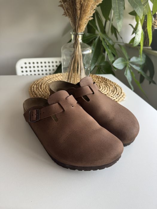 Saboti Birkenstock Boston piele