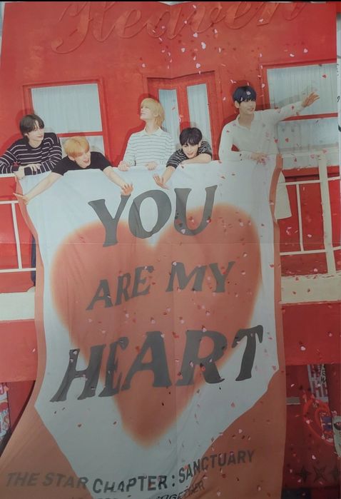 Folded Poster TXT the star chapter: sanctuary