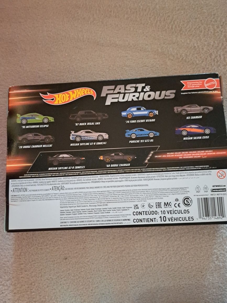 Set Fast and Furious Hotwheels