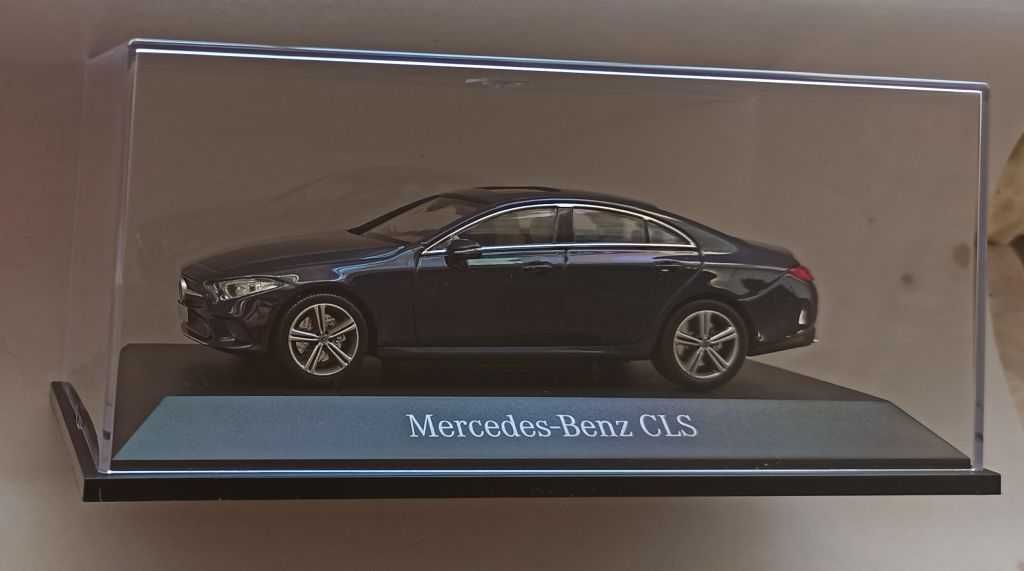 Macheta Mercedes Benz CLS 2018 C257 bleumarin - Norev 1/43