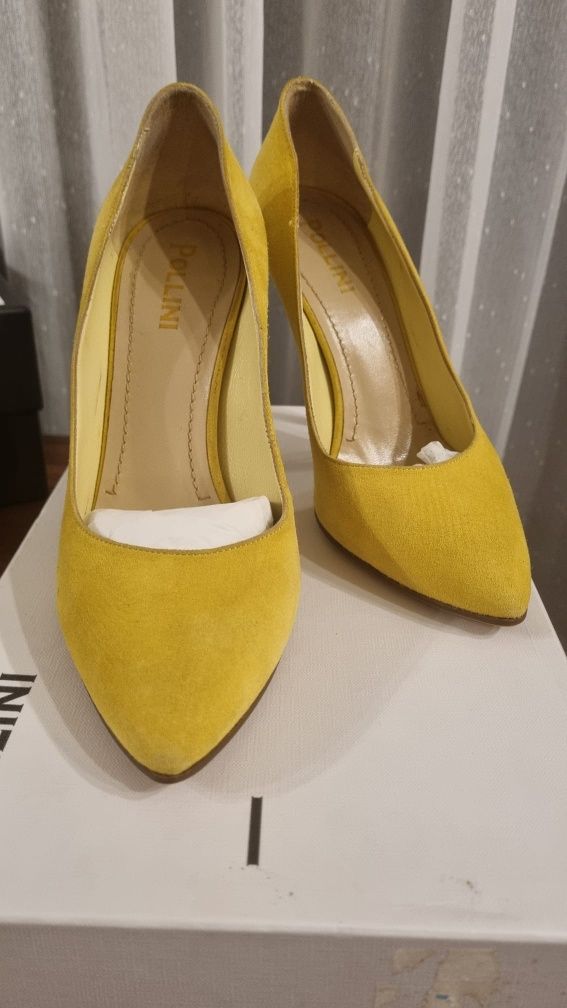 Pantofi Pollini suede leather