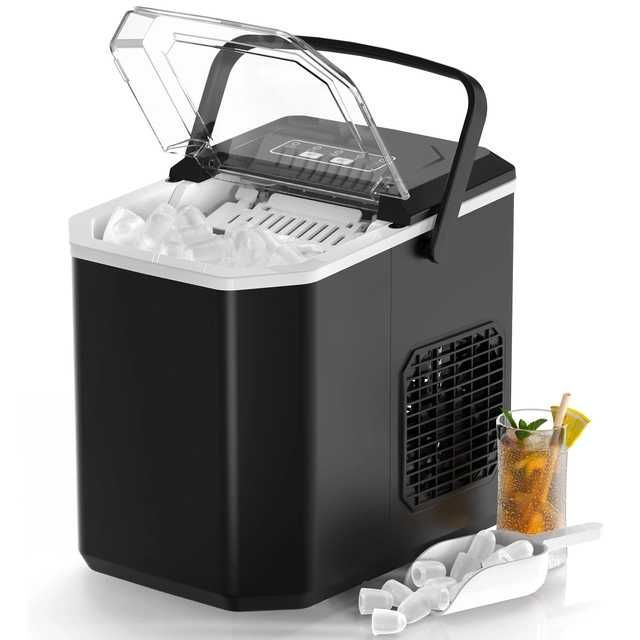 Aparat portabil gheata alb 6 min autocuratare 12kg/zi TRANSP GRATUIT!!