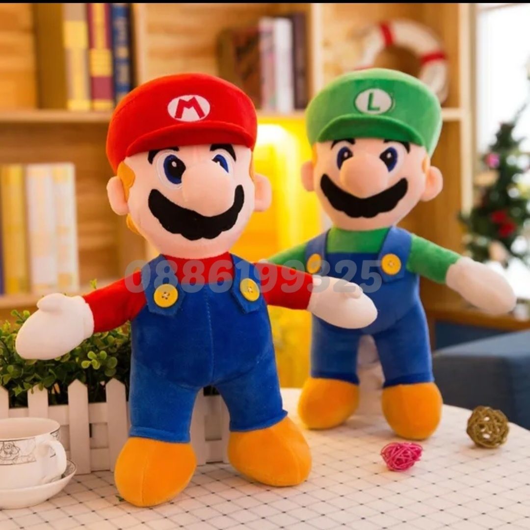 Голяма Плюшена играчка Супер Марио Super Mario 100см