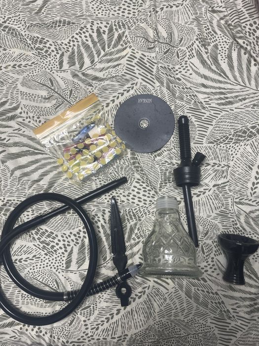 Mini Narghilea din aluminiu