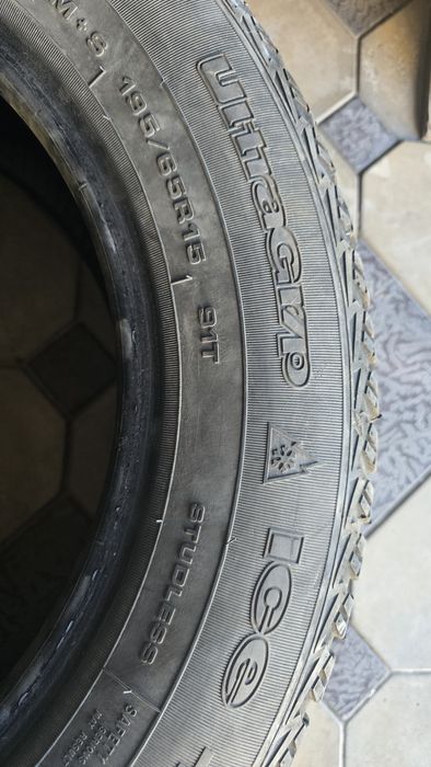 Продаётся зимние шины, б/у, 3 шт