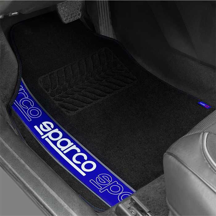 Стелки мокет Sparco  4БР/комплект Със синьо