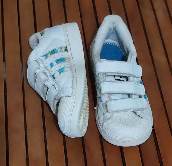 Adidas Superstar кожени маратонки с лепки, номер 32