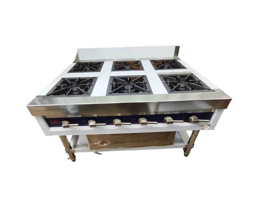 Газ плита на 6 комфорок Чугун