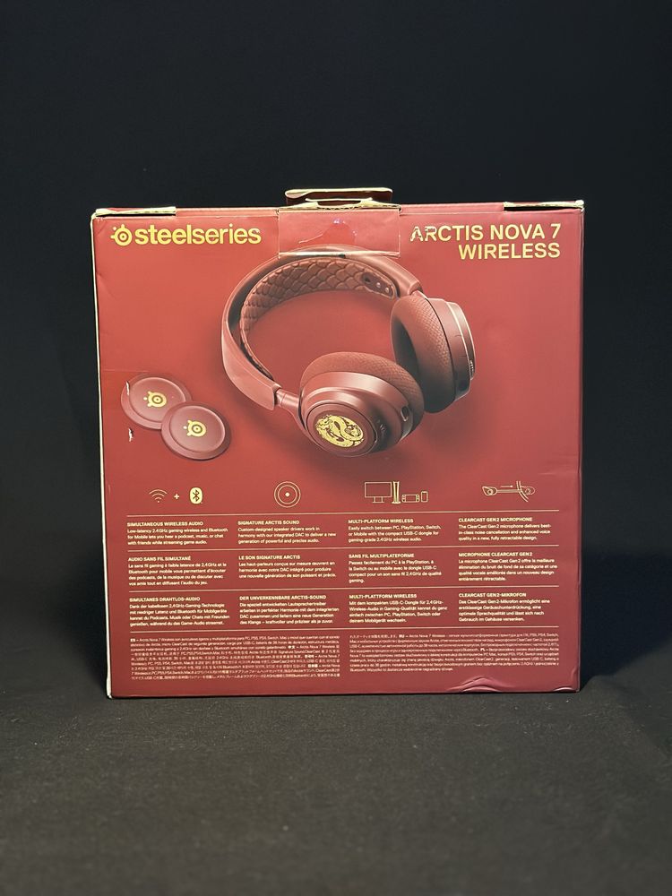 Steelseries Arctis Nova 7 Wireless. Dragon Edition