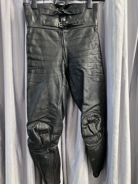 Pantaloni moto piele Dainese talie 39-40