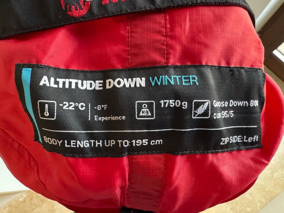 Sac dormit Mammut Altitude - 22 grade