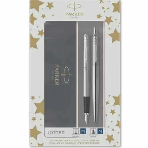 Комплект Parker Jotter – Химикалка и Писалка, Неръждаема Стомана