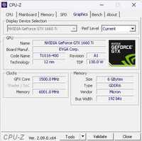 nVidia EVGA 1660TI