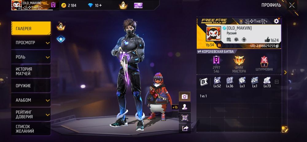 делаю обмен на похожий акаунт