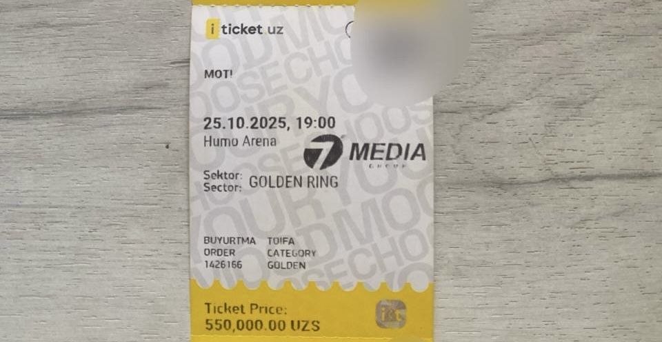 билеты МОТ golden ring, прям перед сценой 2 штуки
