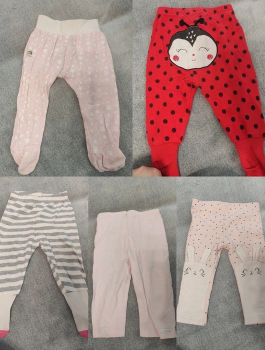 Lot de 5 perechi de pantaloni 
Marimea 62/68