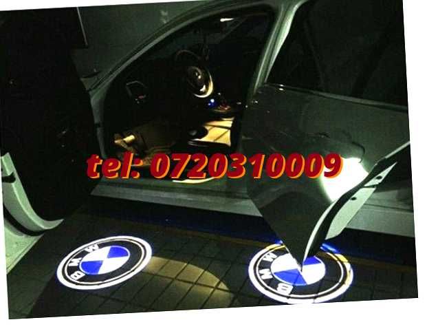 Lumini Logo Marca Bmw Usa Pachet De 2 Bucati Plug And Play