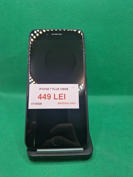 Iphone 7 Plus 128GB, bateria 100%, Lazar Amanet Crangasi, 41165