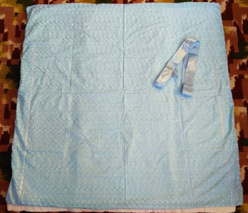 Одеялко с пододеяльником на выписку, одеяло, конверт