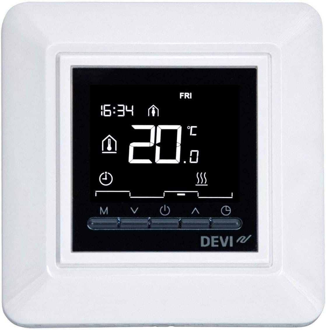 Tерморегулатор DEVIreg Touch Smart WiFi DEVI Рогозка подово отопление