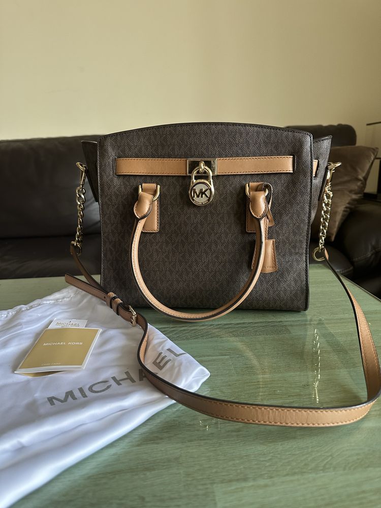 Michael Kors кафява чанта