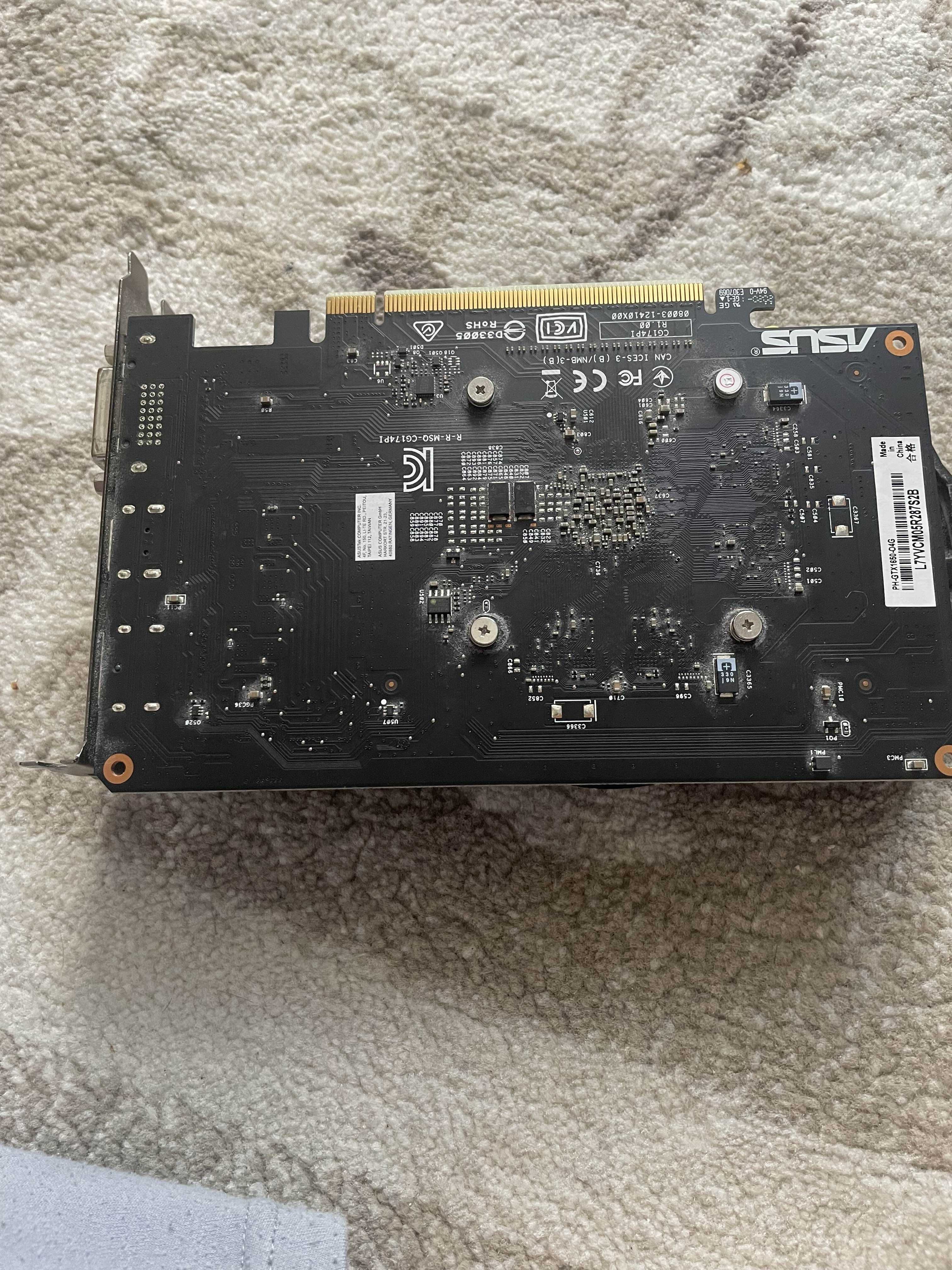 Placa Video GTX 1650 de 4GB
