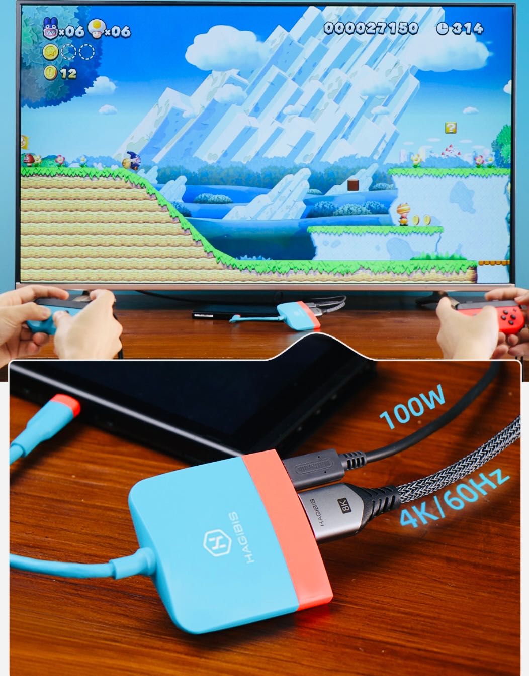 Nintendo Joy Con, переходник к ТВ, защитное стекло, держатель Joy Con